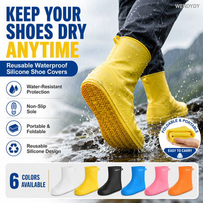 🌧️ 50% dto. Cubrezapatos impermeables de silicona – mantén tus zapatos secos y limpios en días de lluvia. ¡Fáciles de poner, antideslizantes y reutilizables! ✨👟