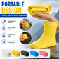 🌧️ 50% dto. Cubrezapatos impermeables de silicona – mantén tus zapatos secos y limpios en días de lluvia. ¡Fáciles de poner, antideslizantes y reutilizables! ✨👟