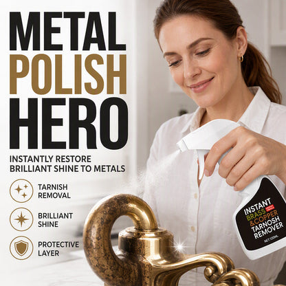 ✨🔩 Spray limpiador pulidor de metales, elimina óxido y deslustre, restaura su brillo original