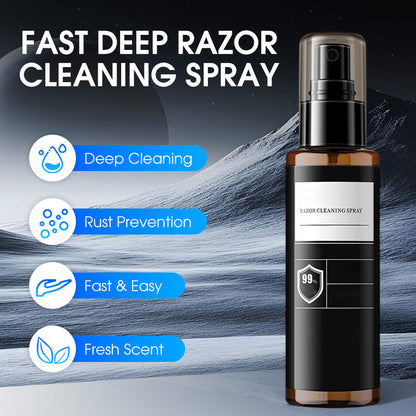 🔥Imprescindible para todos los hombres en 2026🎁 Spray de limpieza rápida y profunda para afeitadoras