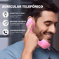 📞 50% dto. – ¡oferta limitada! Receptor de auricular estilo teléfono retro – diseño vintage, compatible con línea fija. Un toque clásico y elegante! ✨🎁