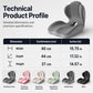 🪑 56% dto. Cojín ergonómico de espuma viscoelástica – soporte lumbar, alivia la presión. Ideal para silla, coche y oficina! 💺✨