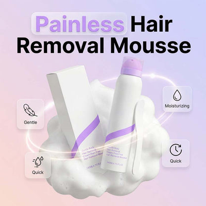 🔥 Oferta flash: 50 % de descuento 🧴 Mousse depilatoria indolora para piel sensible: espuma densa para unas piernas y brazos suaves y sin irritaciones ✨💆‍♀️