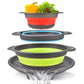 🥗 50% dto. Set de 3 escurridores plegables con base escurridora integrada – se anidan para ahorrar espacio, doble asa y uso versátil. ¡Cocina más ordenada y práctica! ✨🍅