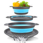 🥗 50% dto. Set de 3 escurridores plegables con base escurridora integrada – se anidan para ahorrar espacio, doble asa y uso versátil. ¡Cocina más ordenada y práctica! ✨🍅