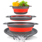 🥗 50% dto. Set de 3 escurridores plegables con base escurridora integrada – se anidan para ahorrar espacio, doble asa y uso versátil. ¡Cocina más ordenada y práctica! ✨🍅