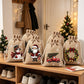 🎅 50% dto. – ¡oferta limitada! Bolsas de regalo navideñas con cordón – diseños de Santa y Reno, tela reutilizable. Envuelve tus regalos con magia! ✨🎁