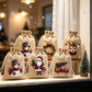 🎅 50% dto. – ¡oferta limitada! Bolsas de regalo navideñas con cordón – diseños de Santa y Reno, tela reutilizable. Envuelve tus regalos con magia! ✨🎁