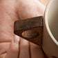 ☕ 50% dto. Taza vintage con asa de madera y platillo – estilo retro elegante, diseño único. El toque perfecto para tu rincón de café! ✨🍵