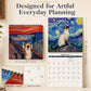 ⏳ 50% dto. – ¡oferta limitada! Calendario 2027 de memes de gatos – ilustraciones divertidas, organizador mensual. Perfecto para regalar y decorar! 🐱📅
