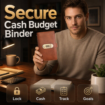 🔐 50% dto. Carpeta de ahorro con candado de combinación – guarda billetes seguros, ordenados y privados. Perfecta para presupuestar! 💰✨