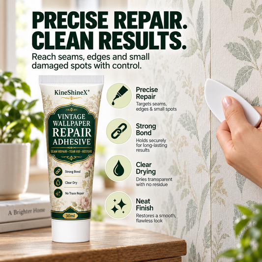 🧩 50% dto. Adhesivo reparador para papel pintado – fija bordes y esquinas despegadas, secado transparente. Reparación invisible y duradera! ✨🏠