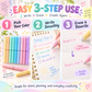 🖊️ 50% dto. Bolígrafos de tinta borrable – 8 colores vivos, escritura fluida y diseño giratorio. Con caja organizadora, perfectos para notas y diarios! ✨🌈