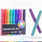 🖊️ 50% dto. Bolígrafos de tinta borrable – 8 colores vivos, escritura fluida y diseño giratorio. Con caja organizadora, perfectos para notas y diarios! ✨🌈