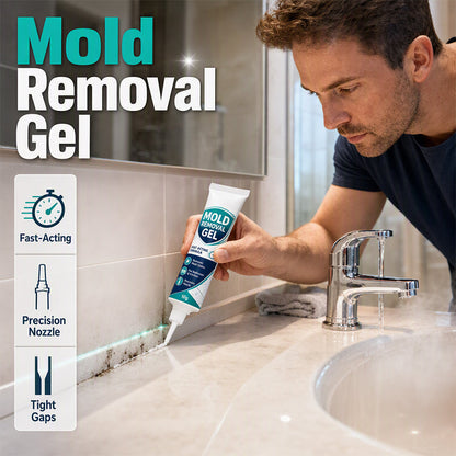 🧽 50% dto. Gel limpiador de moho – elimina manchas en lechada, masilla y juntas. Punta de precisión y textura adherente para baño y cocina! ✨🚿