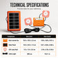 ☀️ 50% dto. Sistema de energía solar portátil – puertos Type-C y USB, almacenamiento eficiente. Energía ilimitada para casa y aventuras! ✨🔋