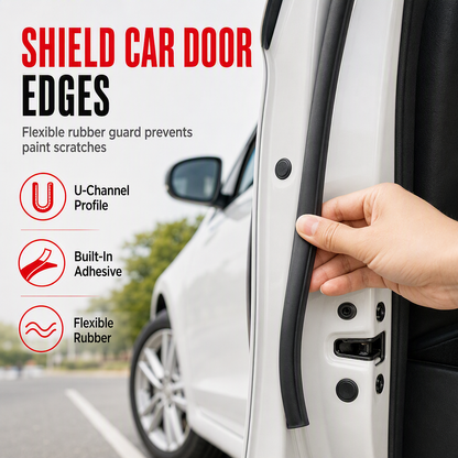🚗 50% dto. Protector de bordes para puertas de coche – evita golpes y arañazos, fácil de pegar. Universal para todos los vehículos! 🛡️✨