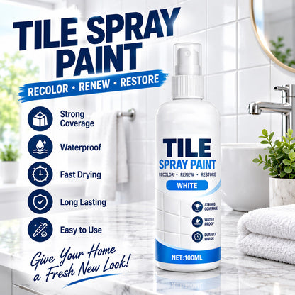 🎨 50% dto. Pintura en spray para azulejos – renueva y cambia el color sin obras. Acabado duradero y fácil de aplicar! ✨🏠