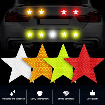 10 Pegatinas reflectantes Car Star