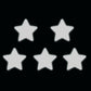 10 Pegatinas reflectantes Car Star