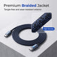 ⚡ 50% dto. Cable de carga ultrarrápido de 100W – corte automático de corriente, chip E-Marker y nailon trenzado. Universal y duradero! ✨🔋