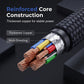 ⚡ 50% dto. Cable de carga ultrarrápido de 100W – corte automático de corriente, chip E-Marker y nailon trenzado. Universal y duradero! ✨🔋