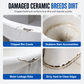 Crema reparadora para inodoros de porcelana blanca
