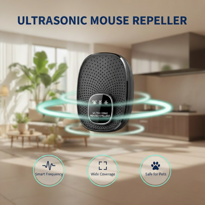 🐭 50% dto. Repelente ultrasónico de plagas – frecuencia automática, altavoz sellado y seguro para mascotas y niños. Sin baterías, bajo consumo! ✨🏠