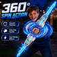 ⚔️ 50% dto. – ¡+50K vendidos! Espada LED recargable de doble hoja – giro 360°, extensible, 24 modos de luz y sonidos. Regalo épico para niños 6+! ✨🎁