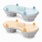 🥚 50% dto. Recipiente doble para escalfar huevos en microondas – 2 compartimentos, cesta interior extraíble y diseño desmontable. ¡Cocina sin cáscara, fácil y limpio! ✨🍳