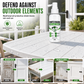 🛡️ 50% dto. Spray blanco reparador para metal y madera – renueva barandillas oxidadas, puertas y cercas. Cubrición perfecta y protección impermeable! ✨🏠