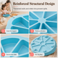 🥳HOT SALE🥳💞49K+ SOLD! Silicone Cake Mold – From £6.88! 8 cavities, 23cm & flexible release. Perfect portions – grab yours! ✅