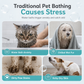 🐾 50% dto. Espuma limpiadora sin enjuague para mascotas – elimina suciedad y grasa al instante, fórmula botánica antibacteriana. Ideal para gatos y perros! ✨🛁