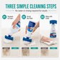 🛋️ 50% dto. Limpiador en espuma sin agua para alfombras y sofás – cepillo dual integrado, elimina olores y suciedad profunda. ¡Sin residuos húmedos! ✨🧼
