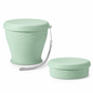 🥤 50% dto. Vaso de viaje plegable de silicona – se pliega en segundos, correa para mochila y borde de acero inoxidable. ¡Apto para agua hirviendo, ultraligero! ✨🎒