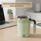 🥤 50% dto. Taza de mezclado magnética desmontable – mezcla sin grumos con un toque, pantalla de temperatura y 380 ml. ¡Antifugas, IPX6 y base universal! ✨🔋