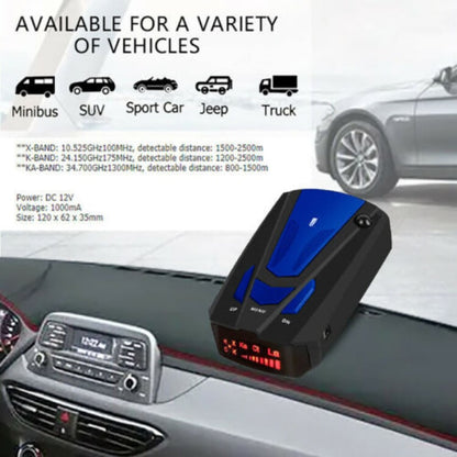 📡 50% dto. Detector de radar para coche – escaneo de banda completa, 99.4% de precisión, alerta LED y audible, alcance hasta 1 milla. ¡Conduce con tranquilidad y evita multas! ✨🚗