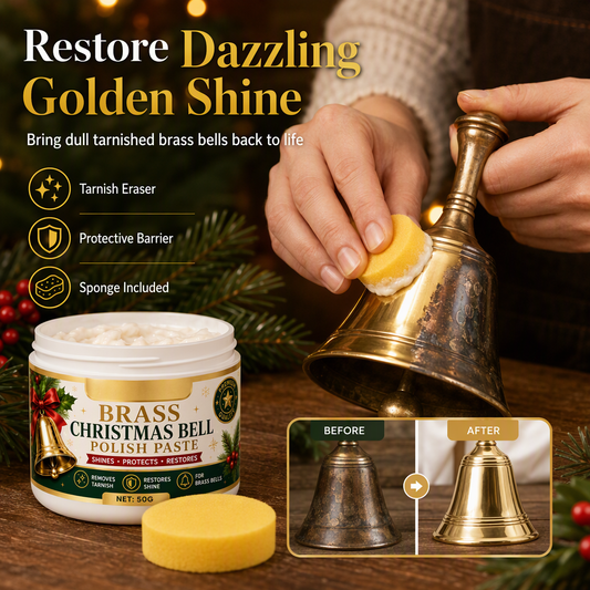 ✨ 50% dto. Crema pulidora para latón y cobre – elimina la oxidación profunda, restaura el brillo dorado y protege contra futuras manchas. ¡50 g, en 3 pasos! ✨🔔
