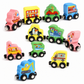 🚂 50% dto. Tren magnético de números de madera – acople instantáneo, secuencia numérica para contar y madera maciza pulida. ¡Juego educativo para niños desde 3 años! ✨🧩