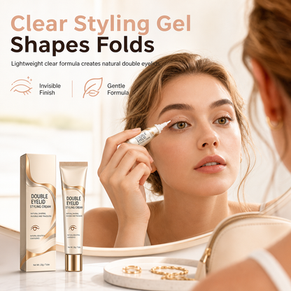 👁️ 50% dto. Crema modeladora para párpado doble – gel invisible con acabado mate y punta de precisión. ¡Define un pliegue natural y simétrico todo el día! ✨💄