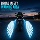 🏍️ 50% dto. Luces LED de proyección de alas de ángel para moto – patrón simétrico, lente ultranítida y amplia zona de advertencia. ¡Más seguridad en carreteras oscuras! ✨🛡️