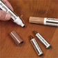 🪵 50% dto. Set de reparación para madera – 8 lápices de cera + 8 rotuladores en colores de madera, más sacapuntas. ¡Cubre arañazos en muebles y suelos de forma rápida y económica! ✨🔧