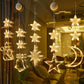🎄 50% dto. Luces de ventana navideñas con ventosa – 11 diseños festivos, luz blanca cálida o multicolor, a pilas y sin cables. ¡Decora sin taladrar ni cinta adhesiva! ✨🪟
