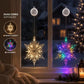🎄 50% dto. Luces de ventana navideñas con ventosa – 11 diseños festivos, luz blanca cálida o multicolor, a pilas y sin cables. ¡Decora sin taladrar ni cinta adhesiva! ✨🪟