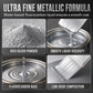 🎨 50% dto. Pintura metálica plateada a base de agua – renueva superficies de metal, madera y manualidades con un acabado brillante. ¡Aplicación fácil a brocha para proyectos decorativos! ✨🖌️