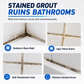 🧱 50% dto. Rotulador blanco reparador de lechada para azulejos – punta de precisión, secado rápido y resistente al agua. ¡Renueva juntas manchadas del baño y la cocina en minutos! ✨🖌️