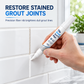 🧱 50% dto. Rotulador blanco reparador de lechada para azulejos – punta de precisión, secado rápido y resistente al agua. ¡Renueva juntas manchadas del baño y la cocina en minutos! ✨🖌️