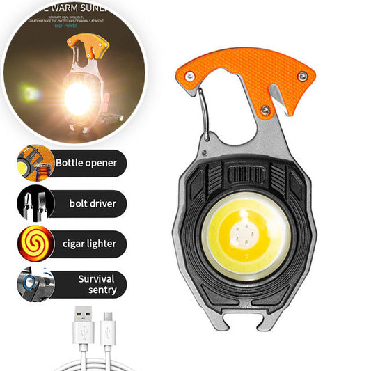 💥Free shipping on three pieces💥The ultimate tool for outdoor use: COB keychain light