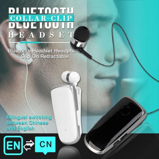 ✨Collar-clip Bluetooth Headset