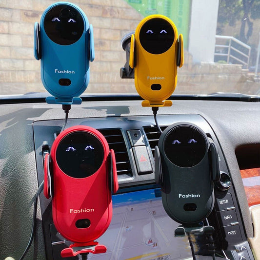 🎇 Smart car wireless charger phone holder